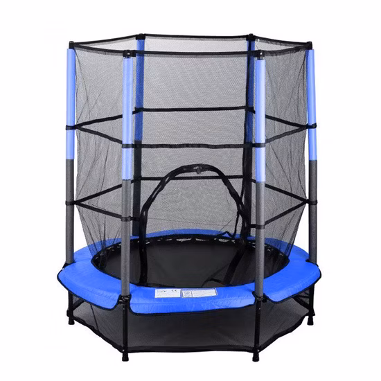 55inch Mini Kid Fitness Trampolines with Safety Net for Sale